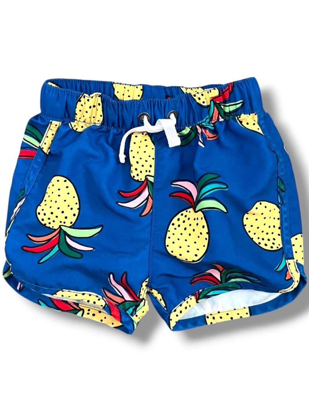 Hanna Andersson Pineapple Swim Trunks Size 12-18M 75cm